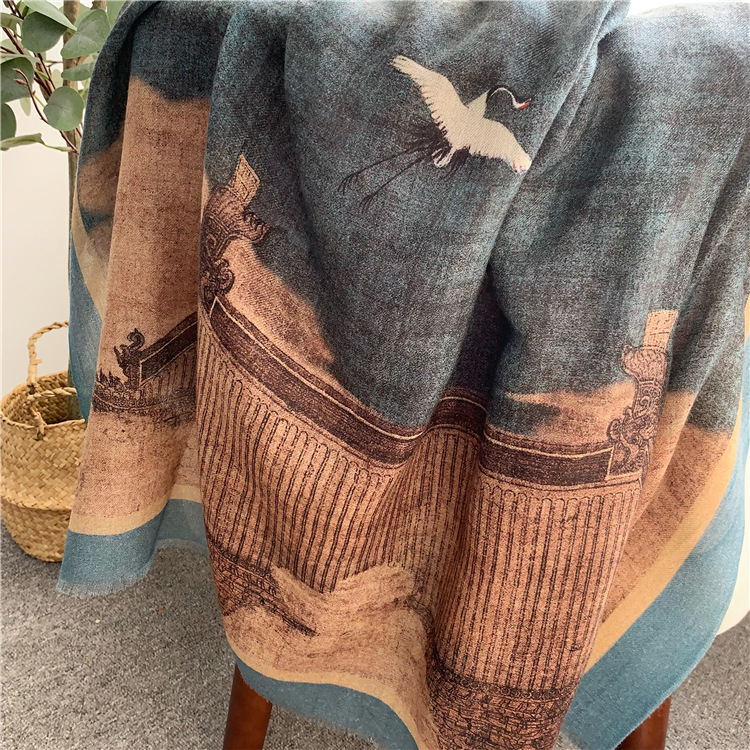 Winter Clothing Hong Kong - Scialli con nappe in puro cashmere