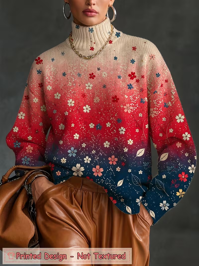 Winter Clothing For Women - Maglia a collo alto da donna