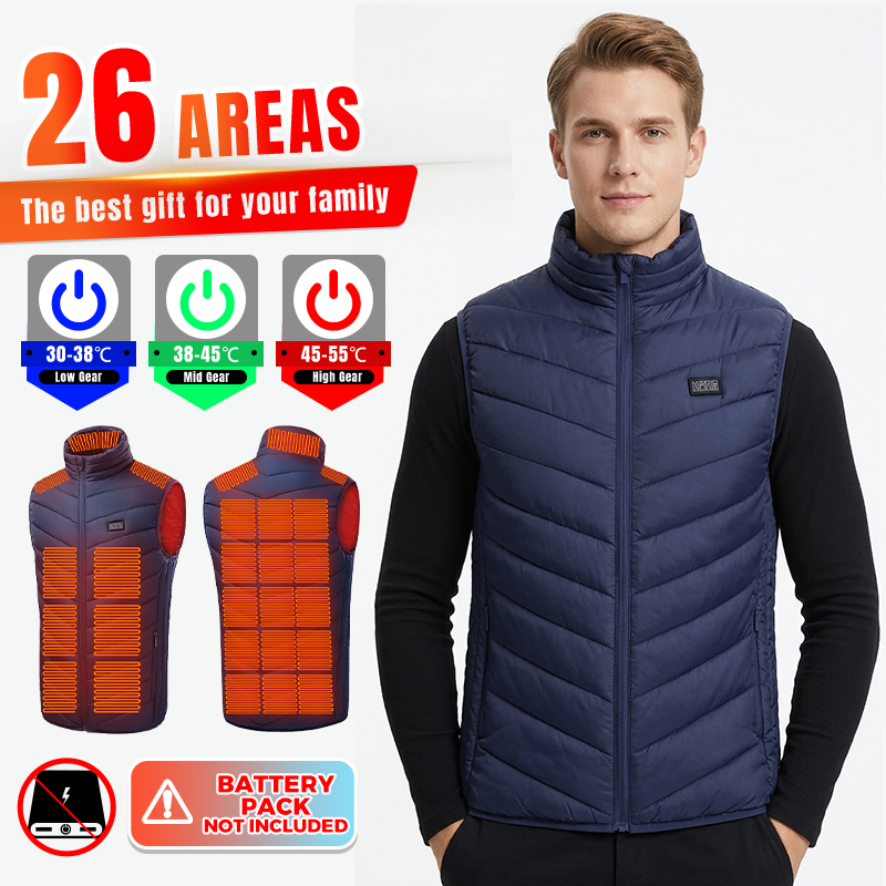 Winter Clothing Hiking - Gilet riscaldato intelligente con 26 zone
