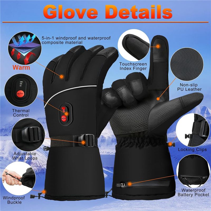 A07T – Guanti riscaldati elett - Heated Gloves Electric recensione e prezzo