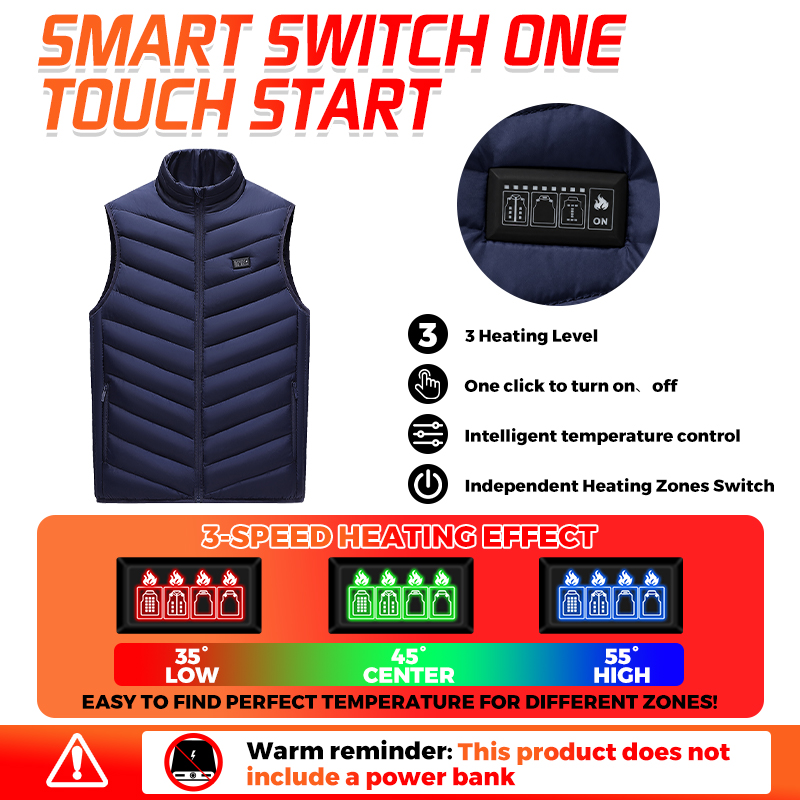 Gilet riscaldato intelligente  - Winter Clothing Hiking recensione e prezzo