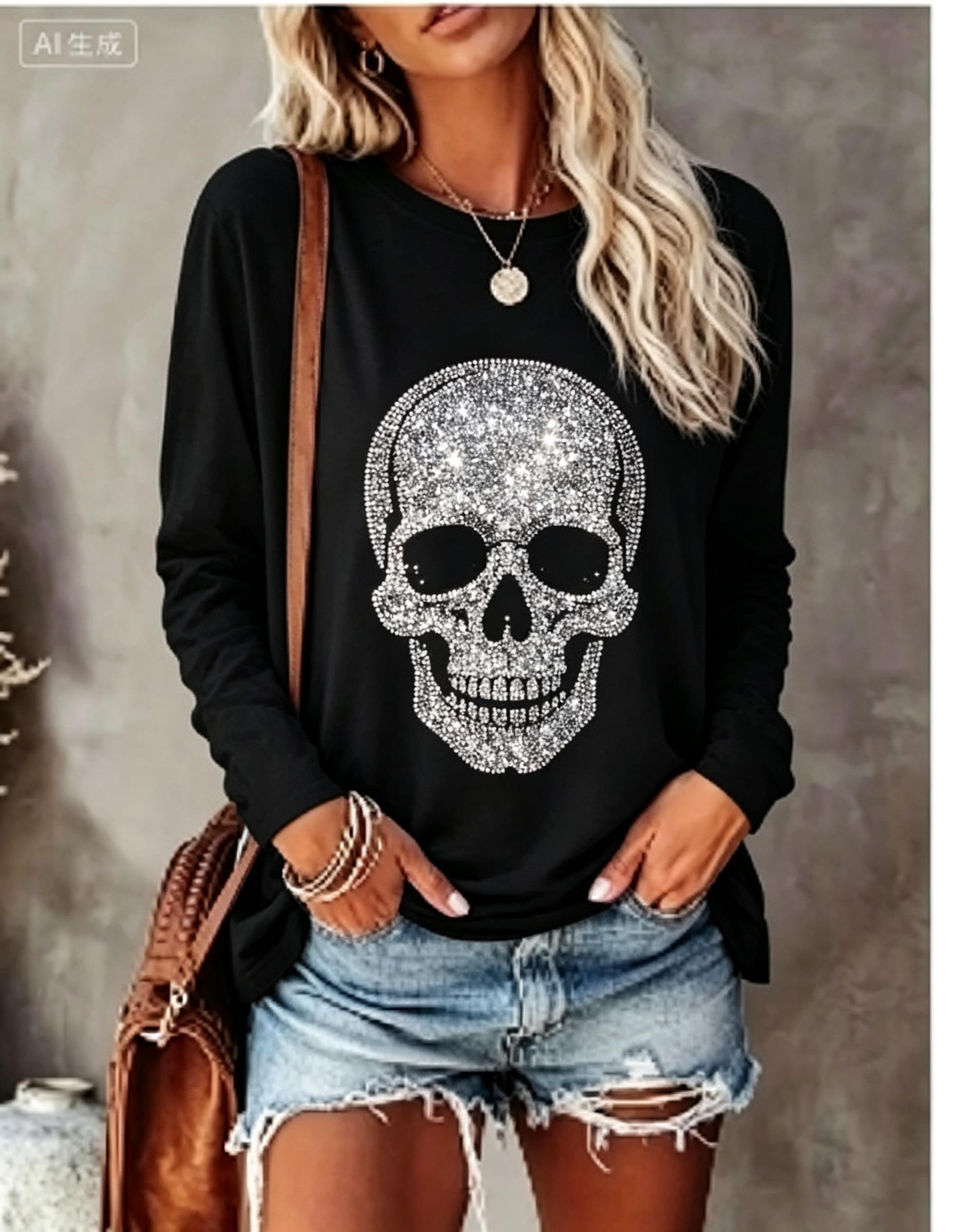 Maglietta a Maniche Lunghe da  - Winter Clothing For Women recensione e prezzo
